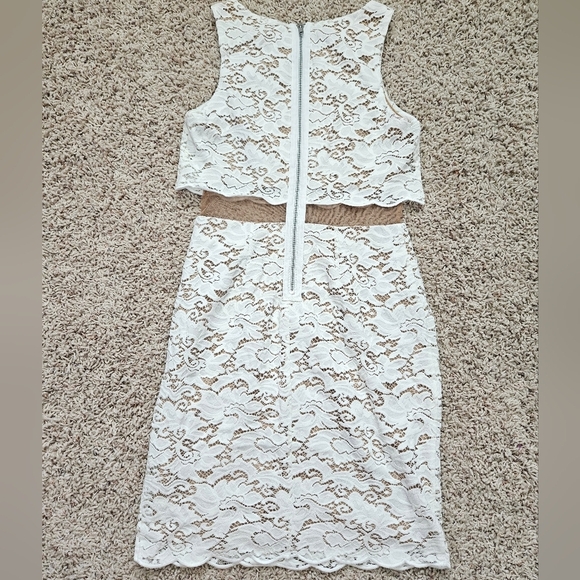 Bailey 44 White Lace Desert Moon Dress - size 4 - Picture 8 of 12